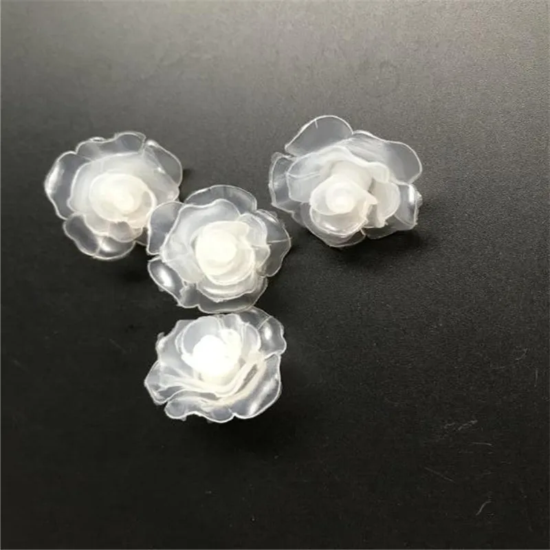 55pcs Milky Plastic Rose Flower for Fairy String Lights Holiday Lighting Novelty Romantic Wedding Party Christmas Decoration 55pcs Milky Plastic Rose Flower for Fairy String Lights Holiday Lighting Novelty Romantic Wedding Party Christmas Decoration