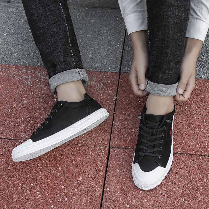 Classique 44 Red Mode black À Casual Taille portant gray Roulettes Des Planche Dur White Respirant White Appartements Non 39 Lacets Formateurs Black Chaussures Hommes slip kwnOP0
