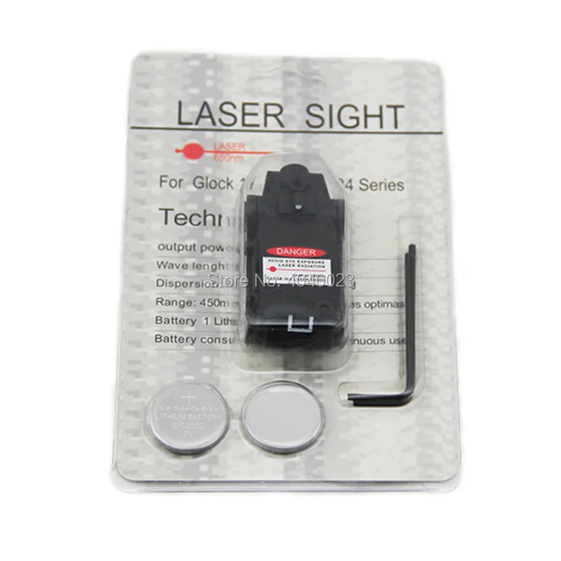 Tactical Glock Pistol Red Laser Mini Red Dot Laser For Glock 17 18C 19 22 23 25 26 27 28 31 32 33 34 35 37 Series-5