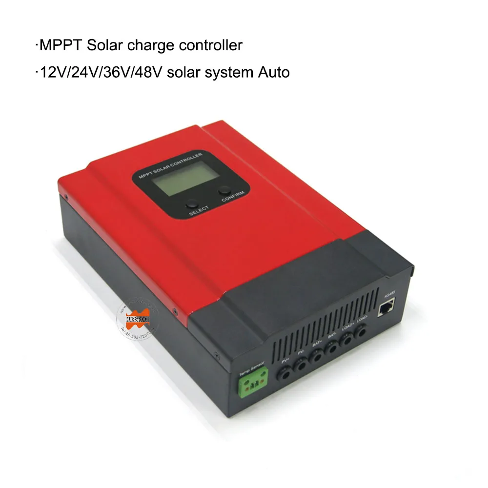 40A smart mppt Солнечный контроллер для 12 V, 24 V, 36 V, 48V PV системы с RS485 функция связи
