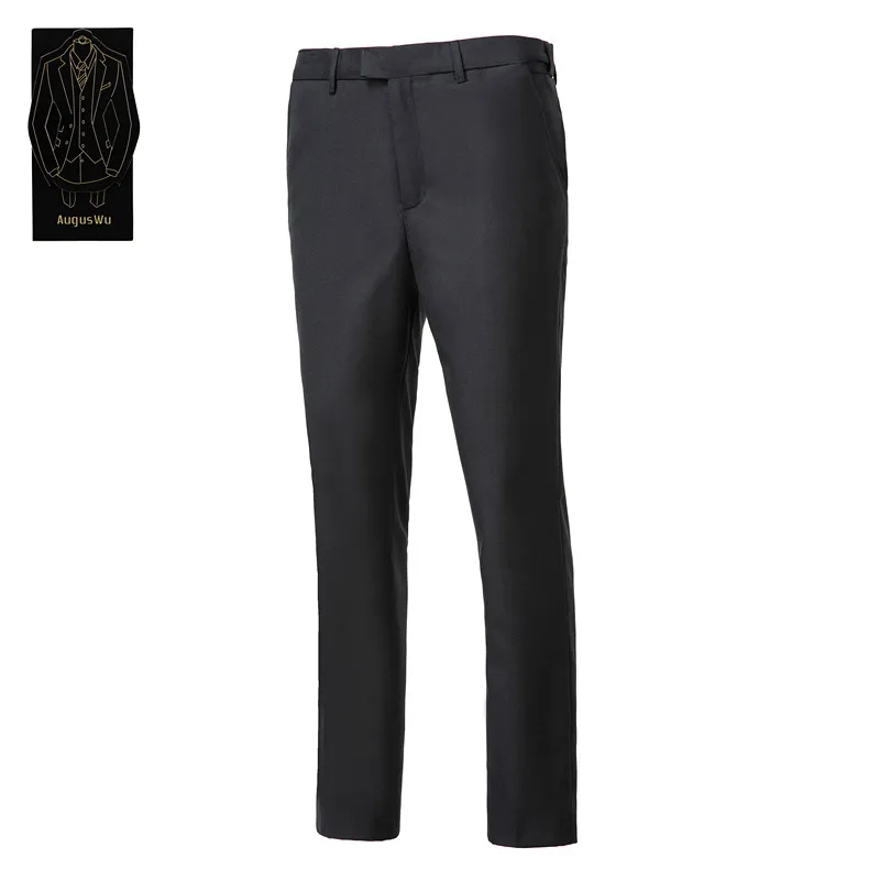 Custom men's solid color high-end suit two-piece suit (jacket + pants) men's business dress wedding groom groomsmen dress