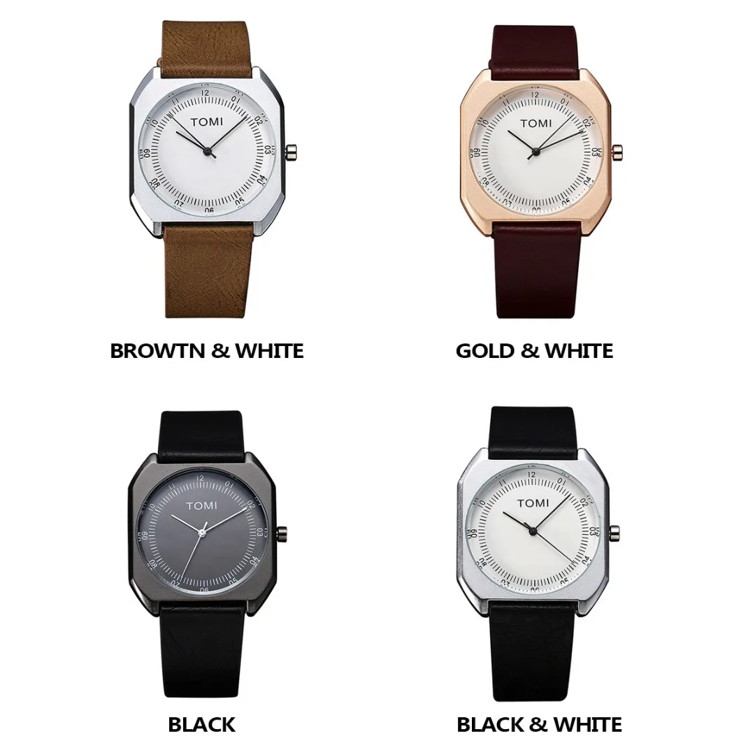 

2019 New Fashion Luxury Men's Quartz Watch Man Leather Strap Wristwatch Casual Stainless Steel Case Watches relogio masculino
