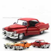 1:36 aleación tirar coche modelos de alta simulación Cadillac retro Vintage coche de diecasts juguete vehículo chico regalo envío gratis