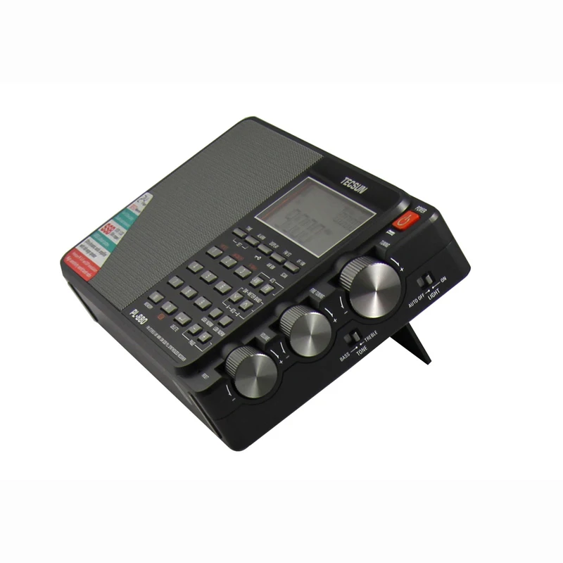 TECSUN PL-880 портативный стерео полный диапазон радио с LW/SW/MW SSB PLL режимы FM(64-108 МГц) T0142 - Цвет: Черный