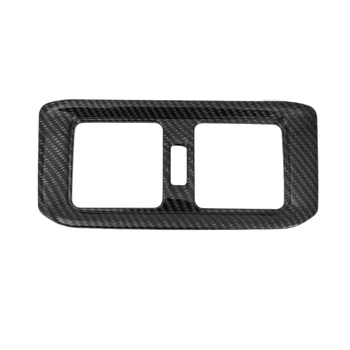 

Car Air Conditioning Vent Outlet Cover Trim Armrest Box Half Pack Rear for Toyota Rav4 Rav 4 2019 2020 Carbon Fiber Style Car