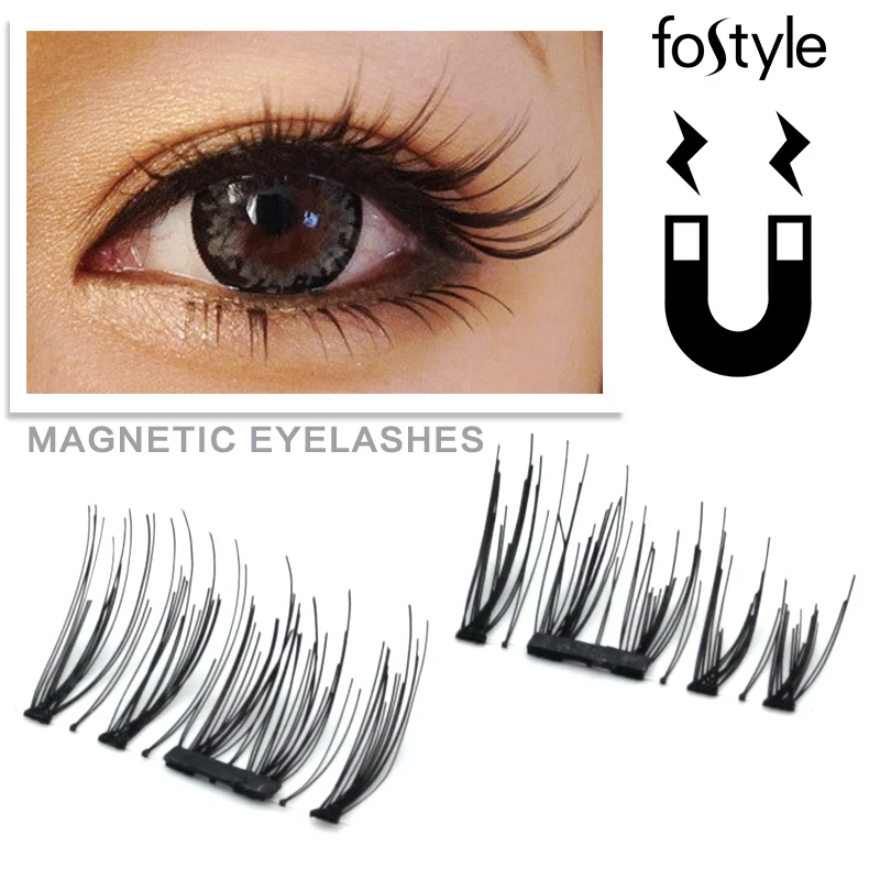 False Eyelashes Mink Lashes Handmade Magnetic Natural Fostyle 3d Long Lasting | Красота и здоровье