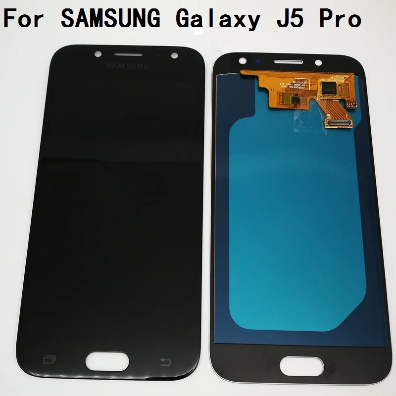 Супер AMOLED ЖК-дисплей для samsung Galaxy J5 Pro J530 J530F J530M, сенсорный экран с регулировкой яркости+ лента