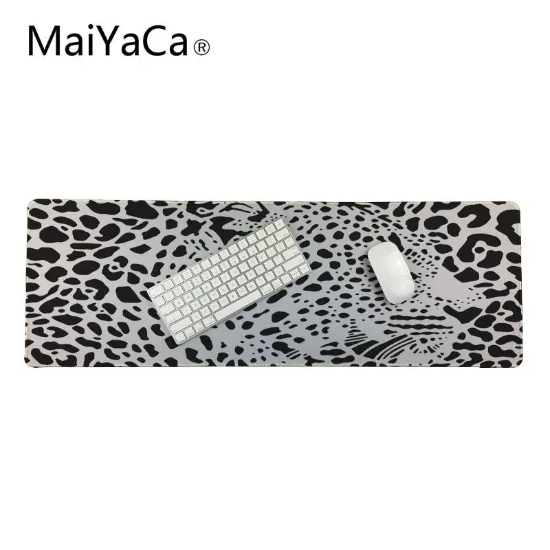  MaiYaCa Black spotted leopard large mouse pad For CS:CO dota 2 WOT Gaming mousepad Speed Version Lo