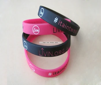 

custom personalise design caved written silicone bracelet cheap promotion gifts For Exhibition Meeting Conference