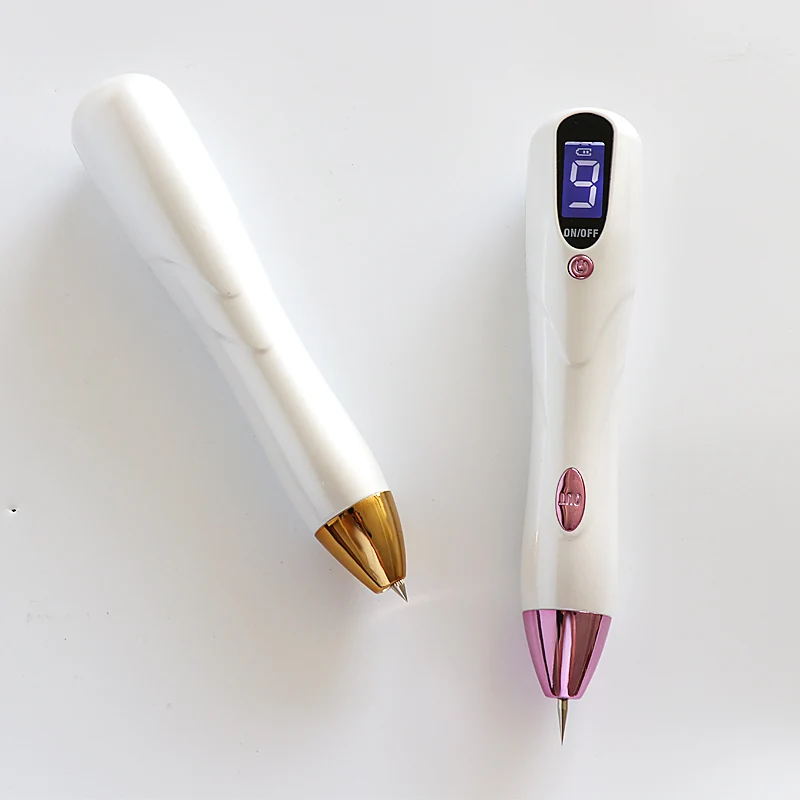 9 Level 2000mA LCD Plasma Pen with LED lighting tattoo Mole Removal For Face Body Freckle Wart Dark Spot remover Laser Point Pen (2)