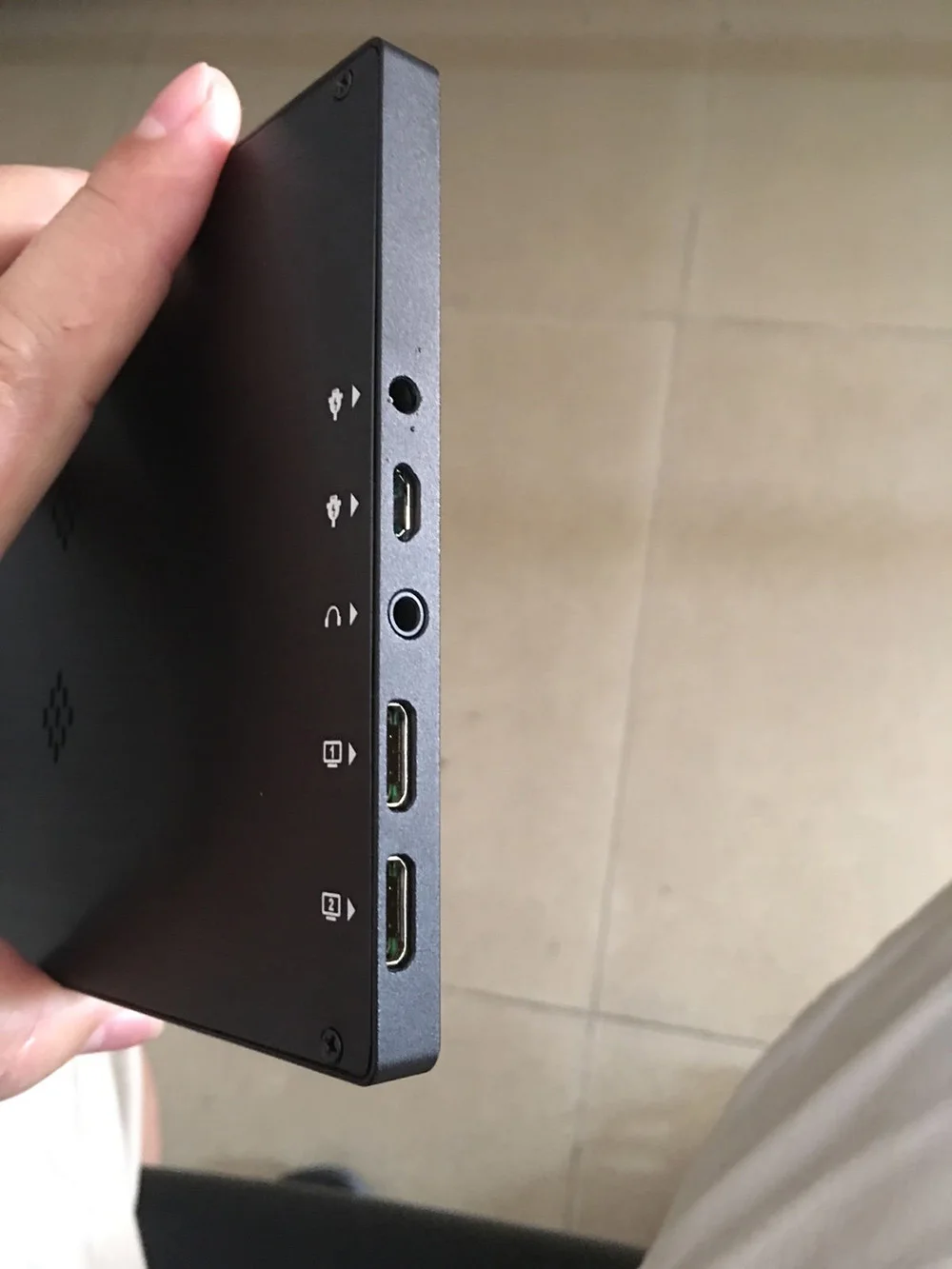 7 дюймовый портативный дисплей 1280*800 IPS LCD 550ccd встроенный динамик USB 5V Power Raspberry