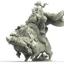 [Loong Way Miniatures] Durgin paint Forge Great Master Galarr 32 мм Полимерная миниатюра