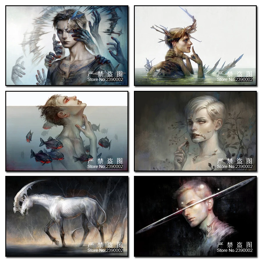 

Diamond Embroidery, Diamond Pictures, Diy 5d Diamond Painting Christmas Decorations For Home Man Of Myth, Mystical Forest