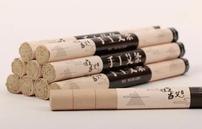 15:1 состаренная ручная работа ролики moxa 10 шт./упак. QiChun mugwort 1 8*20 см cigar stick