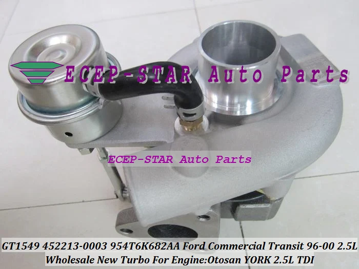 GT1549 452213-5003S 452213-0001 452213-0003 954T6K682AA Turbo Turbocharger For Ford Commercial Vehicle Transit van Otosan YORK 1997-00 2.5L TDI (5)