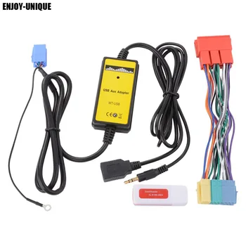 

Car Audio MP3 Player Interface USB AUX Adapter Cable for Audi A4 S4 A6 S6 Ac471