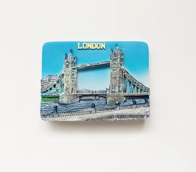 Высокое качество металлические 3D магниты на холодильник Британский Туристический Сувенир Лондон Биг Бен декоративные магнитные наклейки на холодильник - Цвет: Светло-зеленый