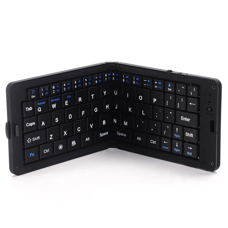 

Basix keyboard bluetooth Wireless Keyboard mini Folding keyboards Bluetooth 3.0 keyboards for windows Android IOS tablet
