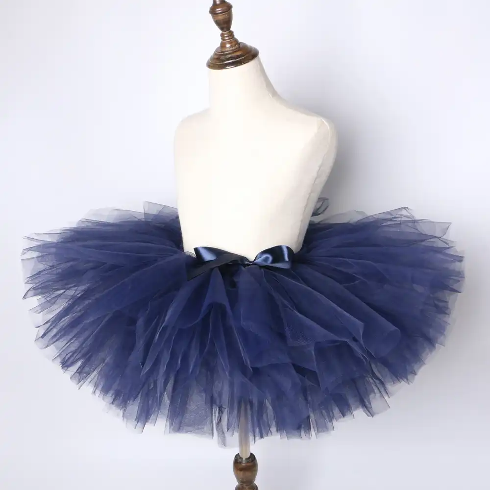 girls blue tutu skirt