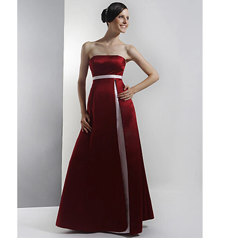 And White Bridesmaid Dresses Burgundy And White Bridesmaid Dresses