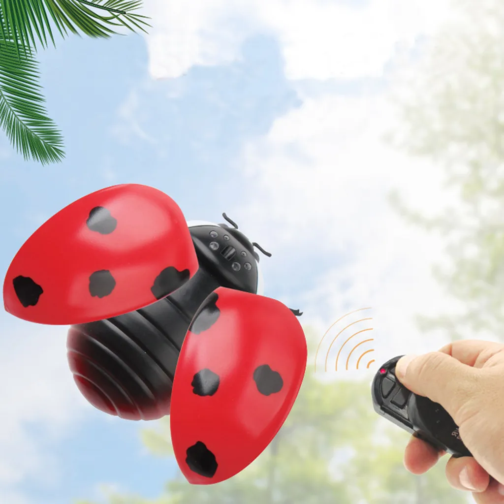 

Children Tricky Toys Infrared Induction Electric Remote Control ladybug Toy Gift practical and convenient Remote control toys