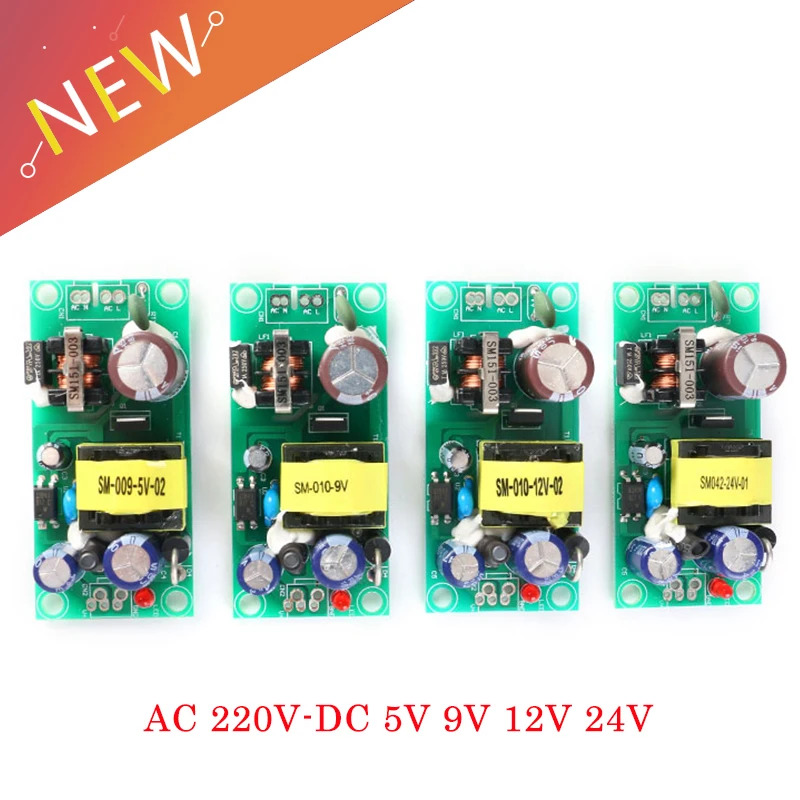 Precise 600mA5V Isolating Switch LED Lamp AC-DC 220 to 5/12V Power Supply Module 