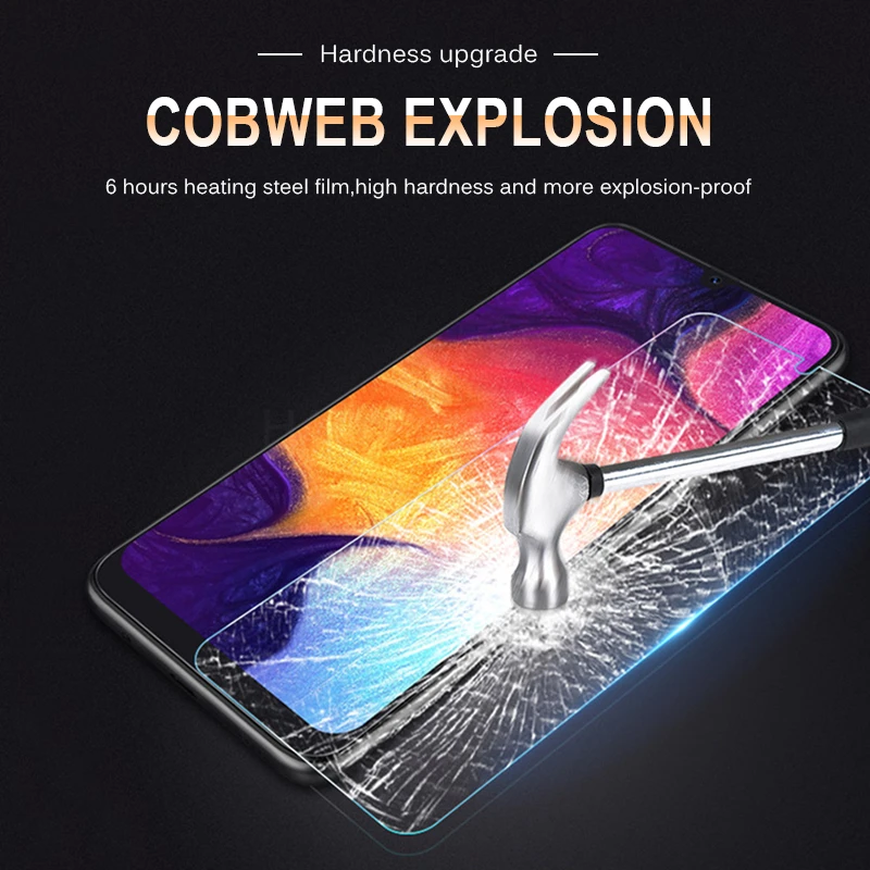 20D полное покрытие закаленное стекло для Samsung Galaxy A30 A10 A20 A50 A70 Защита экрана M20 M30 A7 A8