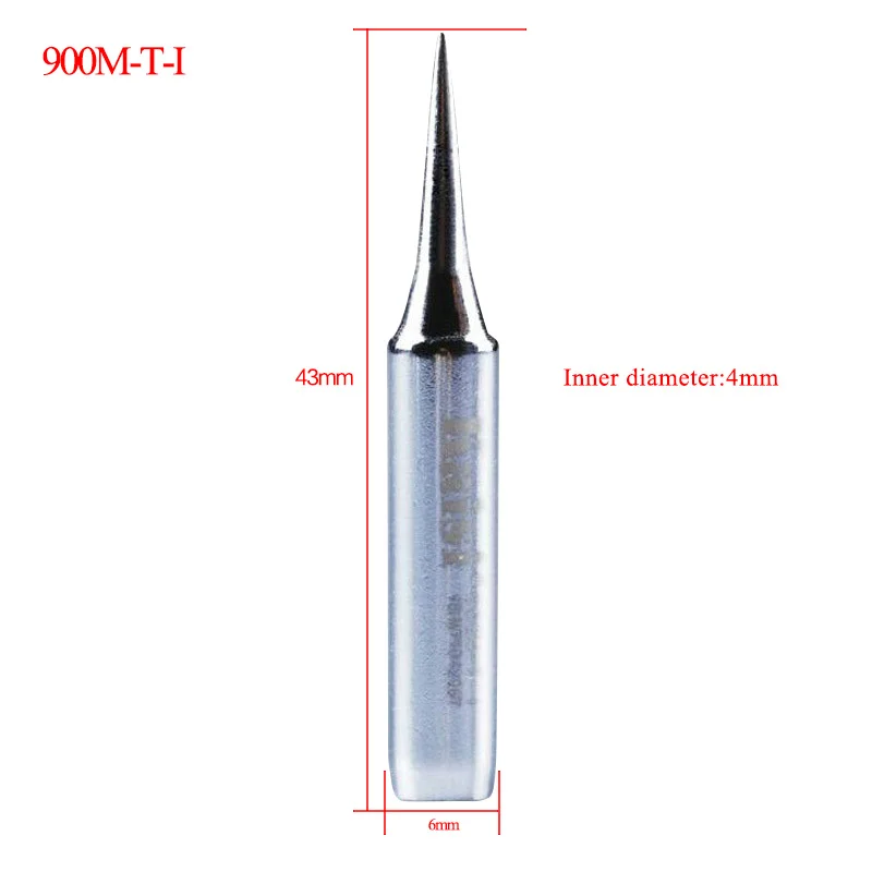 Kaisi 1Piece 900M-T-I 900M-T-IS Oxygen-free Copper Soldering Iron Head Solder Tip Welding Head Soldering Tool