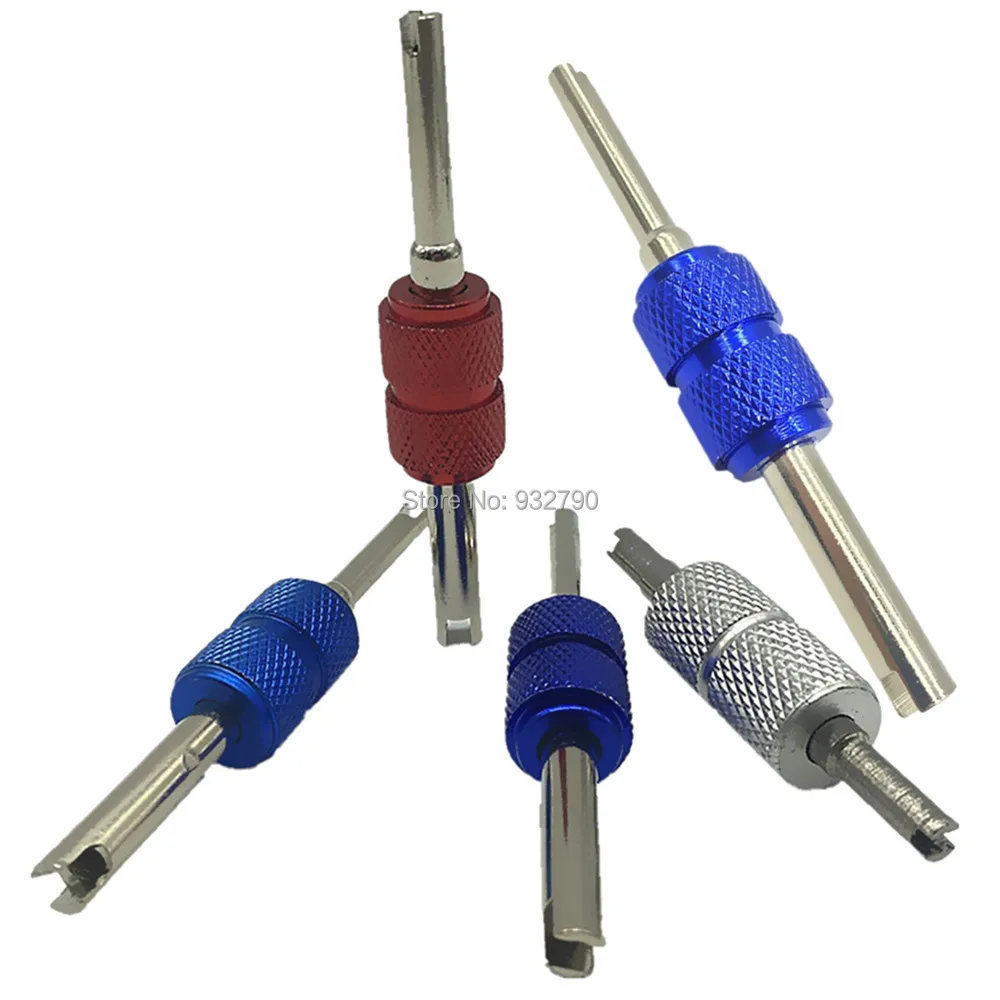 Dual Valve Core Remover HVAC Service AC AC System Car Truck Installer tool