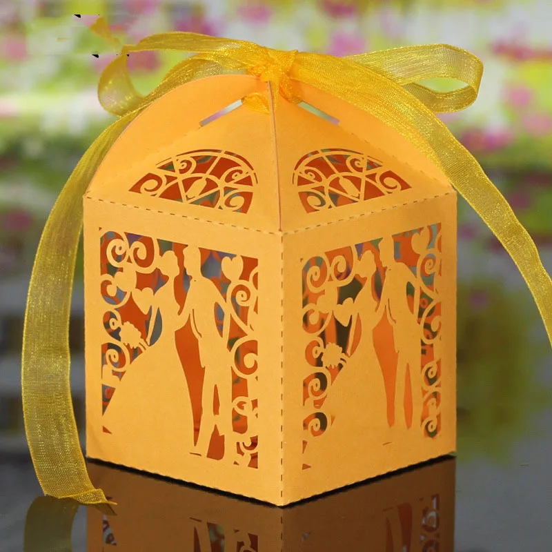 50 шт./набор конфетные коробки в виде сердца|laser cut|box weddinggift candy box |