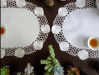 

38*88cm Elegant Embroidery Table Runner Pastoral Fabric Tea tablecloth, Luxury Table mat table Cover for decoration