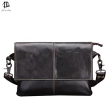 Ретро масло воск пояса из натуральной кожи для мужчин классический небольшой Посланник Слинг Сумка Вечерние Вечеринка Ipad Планше