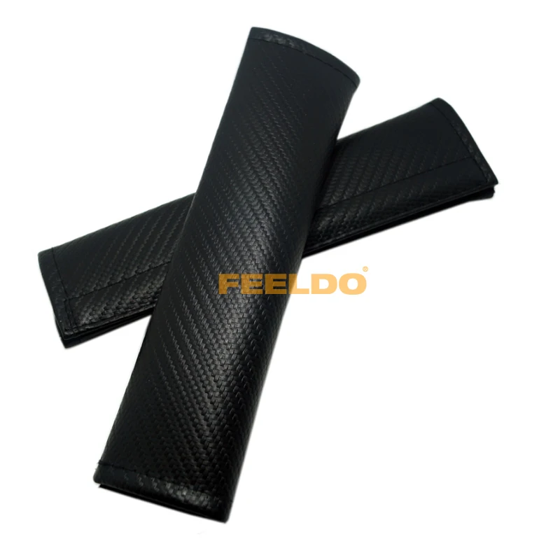 30 пар углеродного волокна текстуры ремни безопасности крышка Наплечная подкладка для смешанного заказа# FD-4270