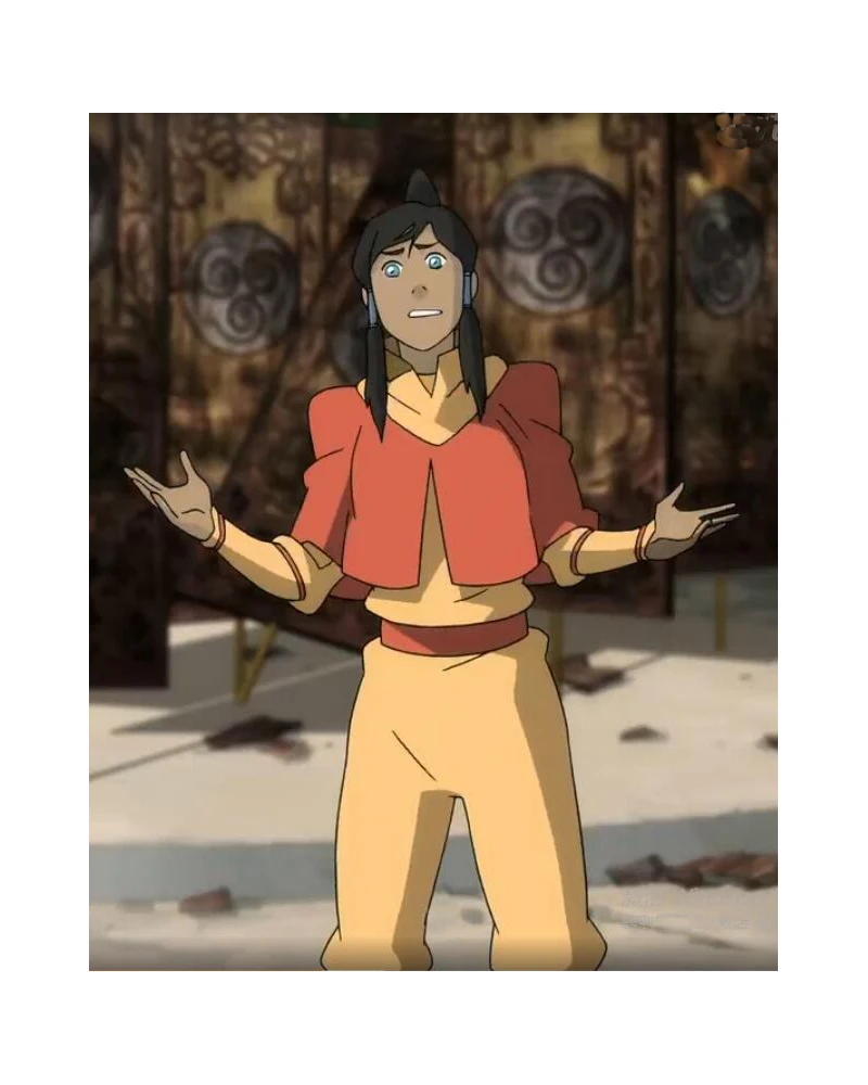Аватар: The Legend of Korra костюм для косплея парик бесплатная доставка индивидуальный