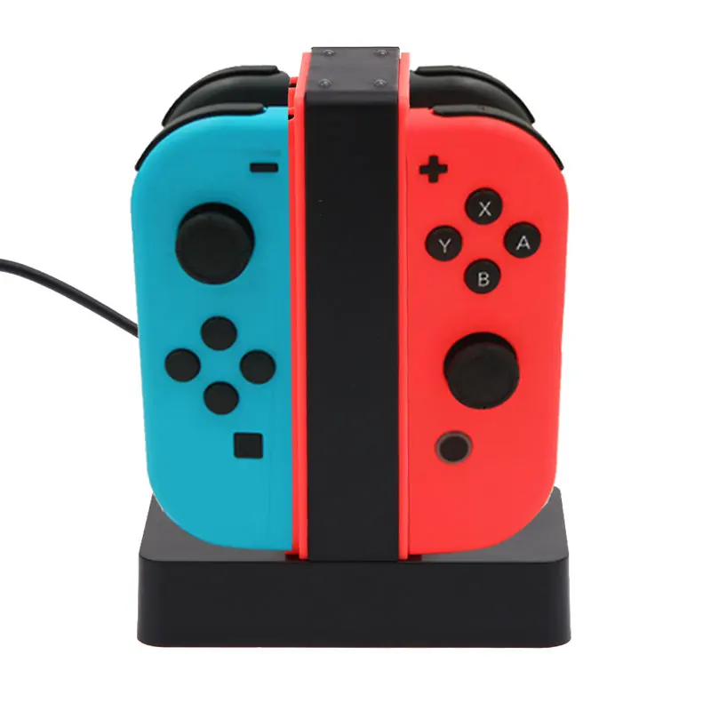 

2017 Hot Type-C Port Controller Charging Station Dock with LED Indication for Nintendo Switch NS Charge up 4 Joy-Con Controllers