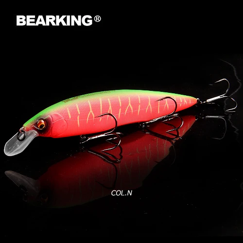 BEARKING 160 мм 30 г Горячая приманки для ловли рыбы, разные цвета, minnow crank, Вольфрам система веса(wobbler) модель воблер - Цвет: M160-N