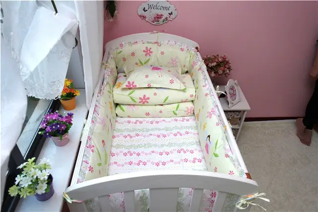 Baby Bedding Set 100 Cotton Crib Bedding Set Duvet Cover Sheet