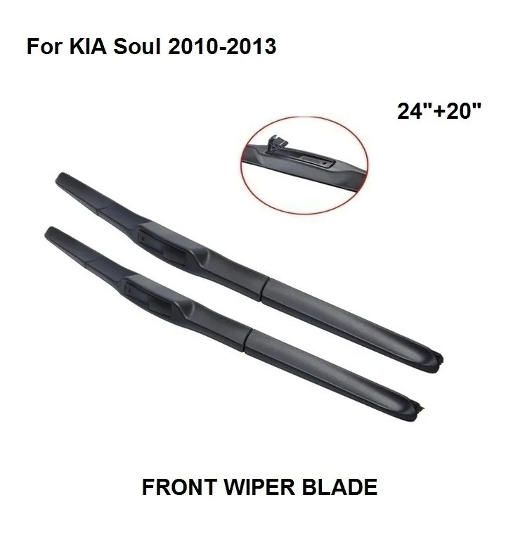 Car Accessaries Wiper Blade Used For KIA Soul 2010 2013 24"+20