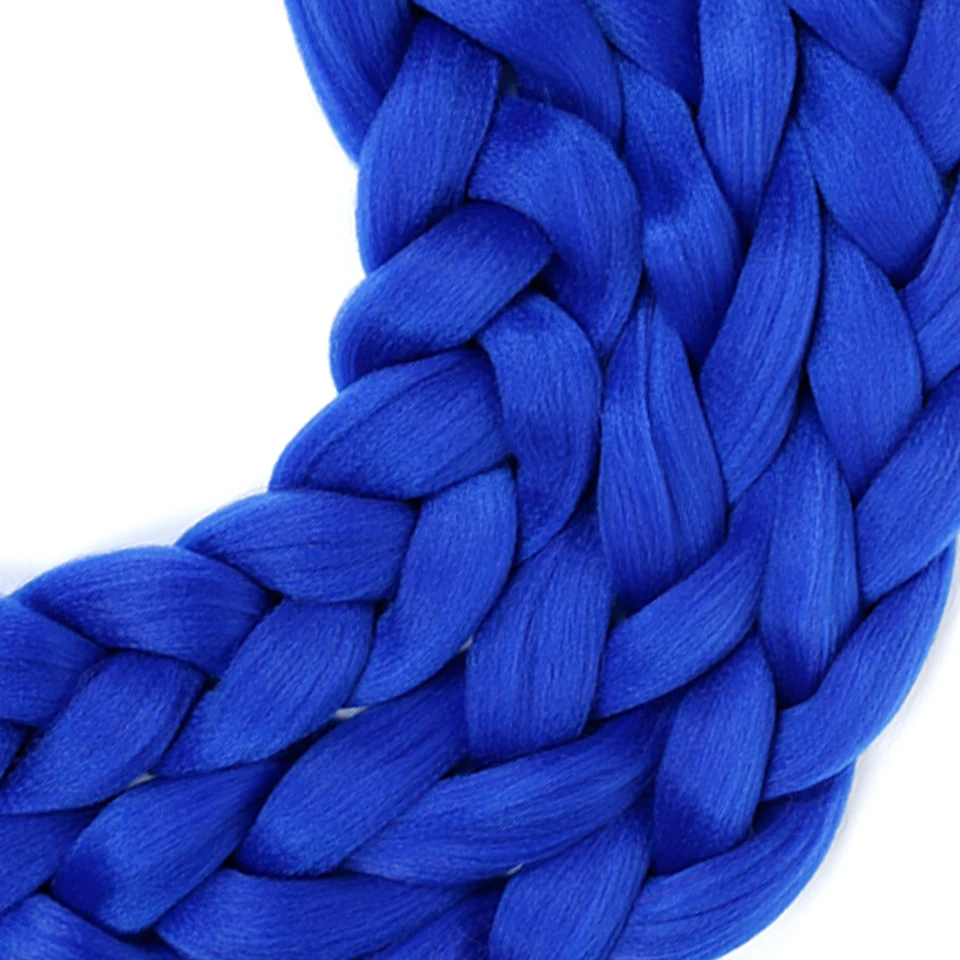 MEIFAN, Синтетические длинные огромные косички, волосы, 165 г/шт., розовый, голубой, фиолетовый цвет, вязанные косички, волосы для наращивания, плетение, прическа