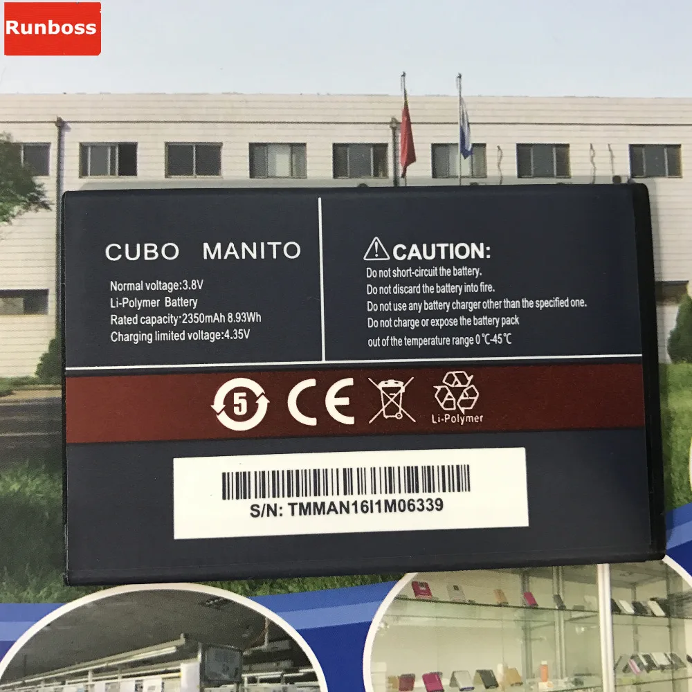 

CUBOT MANITO Battery High Quality Original 3.8V 2350MAH Battery Replacement For CUBOT MANITO Smart Phone