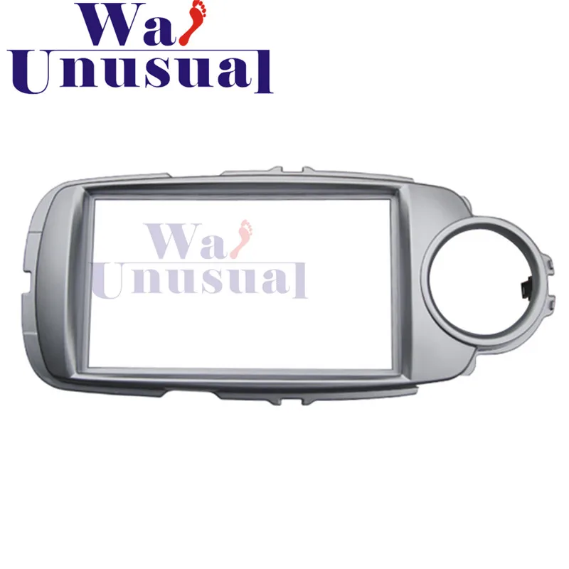 

2 DIN Top Quality Car Radio Fascia Panel for Toyota Yaris 2012 Stereo Dash CD Facia Trim Installation Kit