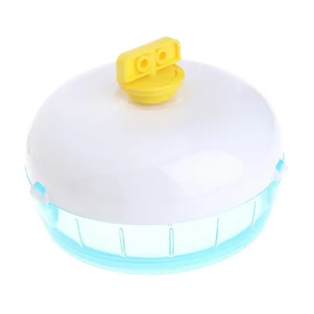 LumiParty Plastic Rat Hamster Mouse Exercise Toys Silent Running Spinner Wheel Roller Pet Toy-40
