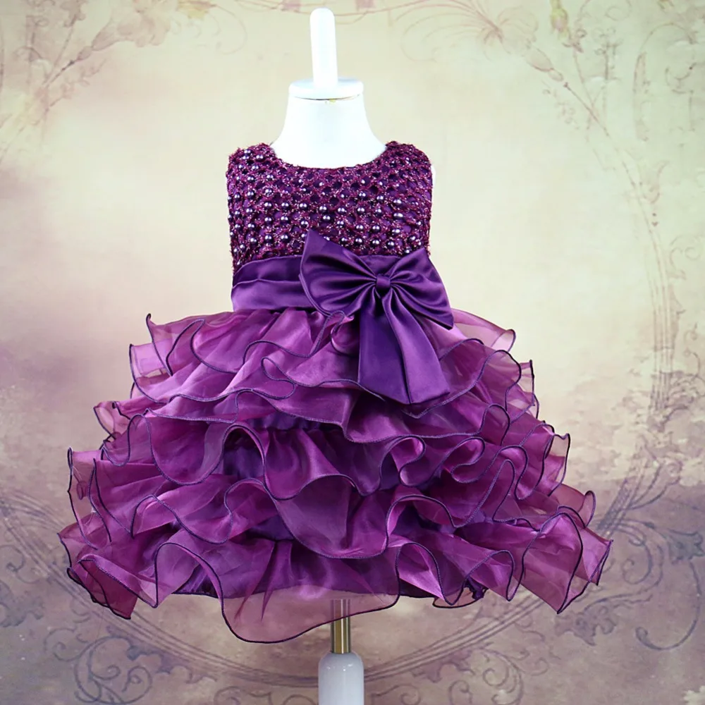 

Newborn baby chiffon dress kids party tutu dance dress cupcake dress vestido infantil baby girl clothes 1-4T