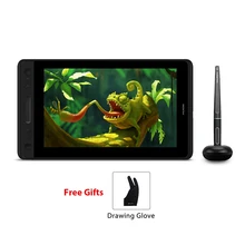 Huion kamvas pro 12 GT-116 bateria-livre caneta tablet monitor de inclinação suporte gráfico desenho caneta display monitor 11.6 polegada com luva