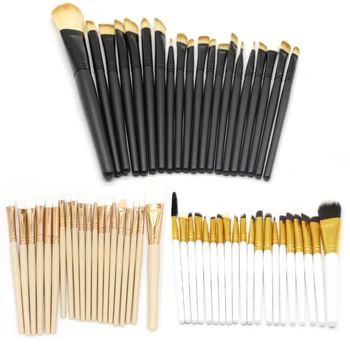 

Mythus Pro 20Pcs/lots Facial Makeup Brushes Set Eyebrow Lip Brush Makeup Cosmetic Tool Blusher Foundation Contour Brush Kits