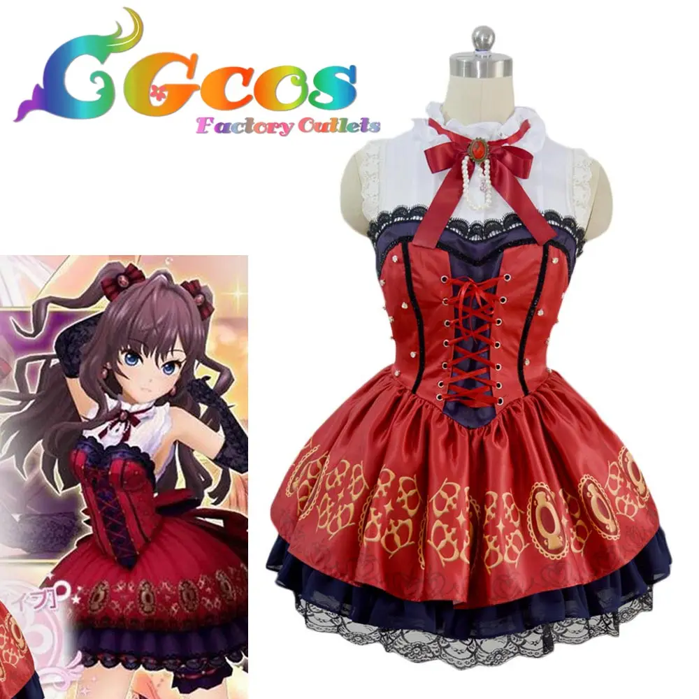 CGCOS Бесплатная доставка Косплэй костюм The idolmaster Ichinose Shiki SSR карты Ограниченная