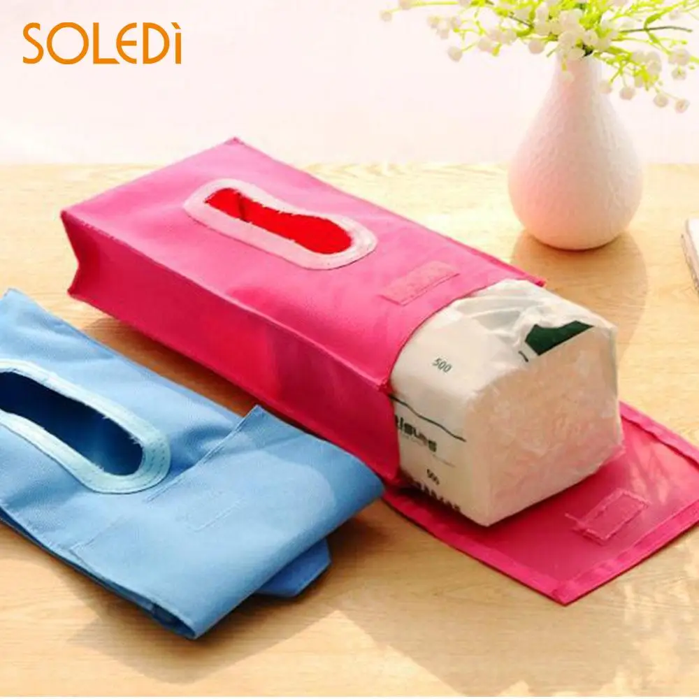 

Durable Tissue Case Tissue Pumping Tissue Box Creative Hanging Oxford Cloth Home Cover Bag Holder Decoration