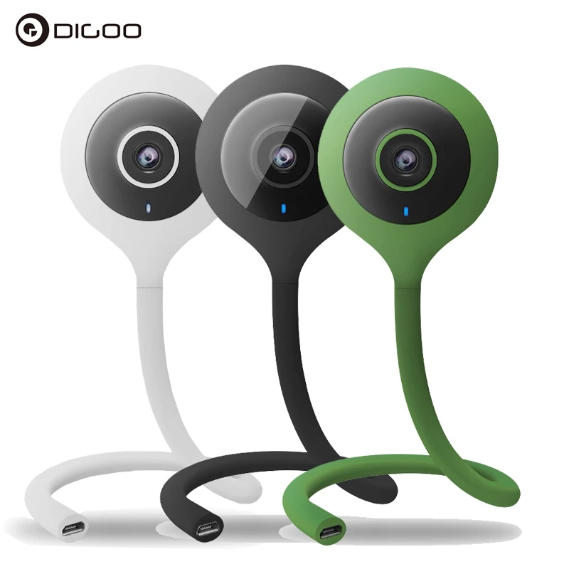 

Digoo DG-QB01 Mini Camcorder Flexible 720P 2.1mm Wireless WIFI Night Vision Two-Way Talking Smart Home Camera for Baby
