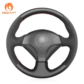 

MEWANT Genuine Leather Sew Wrap Steering Wheel Cover for Honda S2000 2000-2008 Civic Si 2002 2003 2004 Acura RSX Type-S 2005