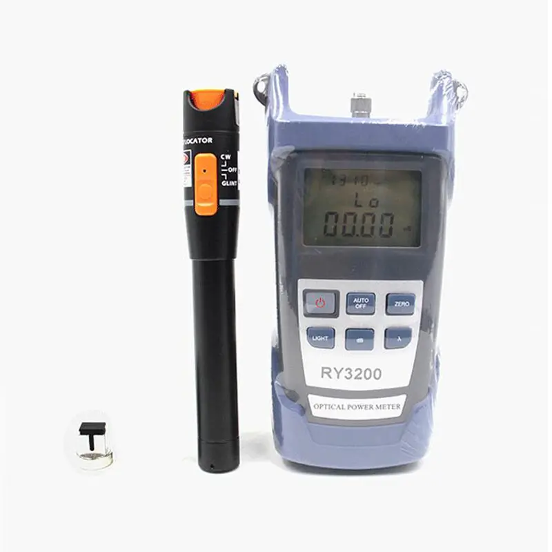 

Free Shipping Ruiyan RY3200 Optical Power Meter and Fiber Optic Cable Tester Pen VFL 10mw Visual Fault Locator